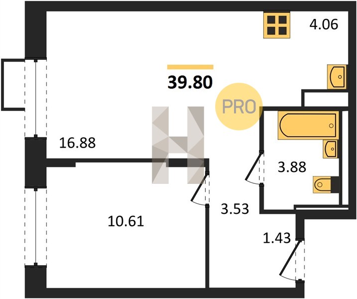 Планировка квартиры 5509