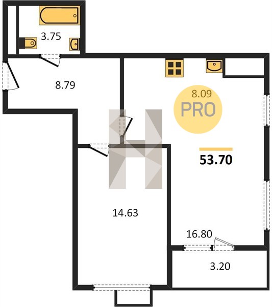 Планировка квартиры 551