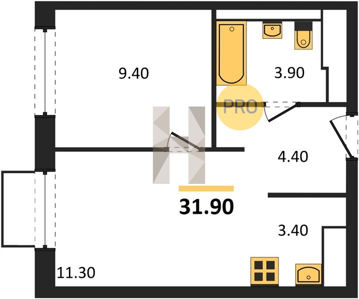 Планировка квартиры 5523
