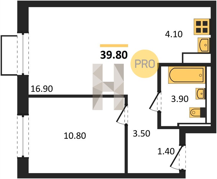 Планировка квартиры 5530