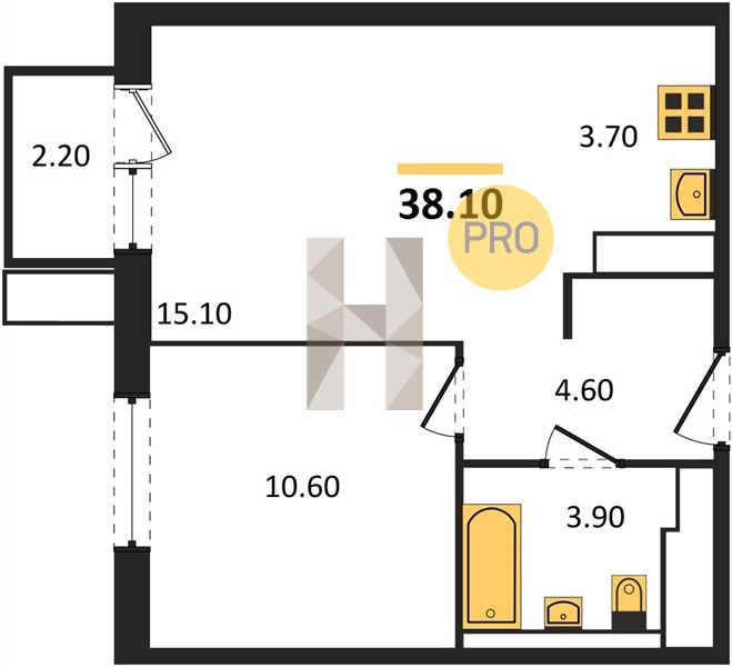 Планировка квартиры 5537