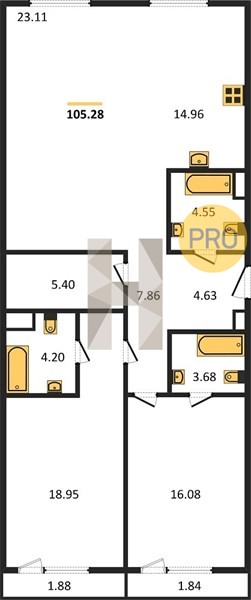 Планировка квартиры 573