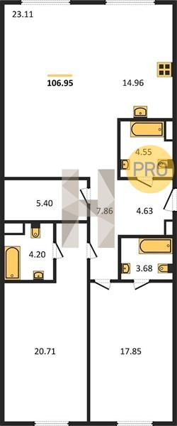 Планировка квартиры 585