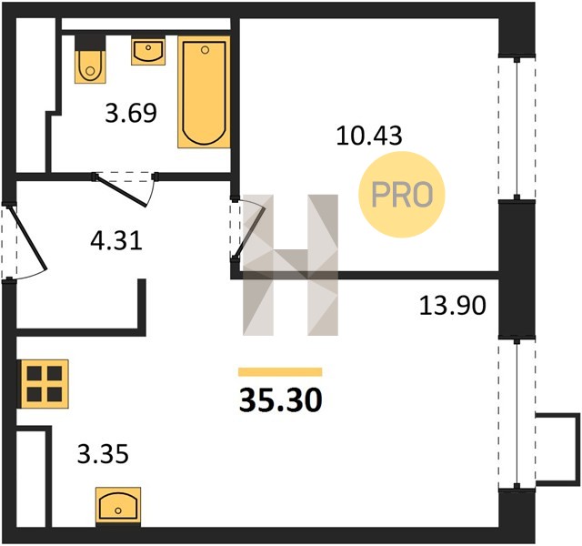 Планировка квартиры 5870