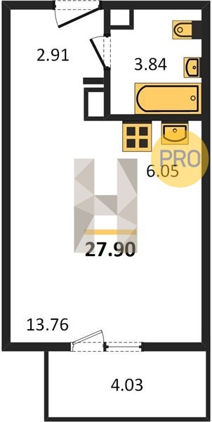 Планировка квартиры 6008