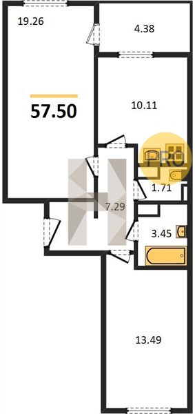 Планировка квартиры 6021