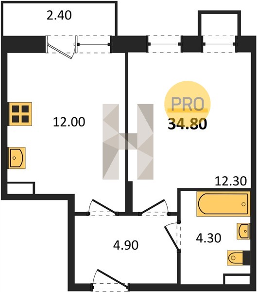 Планировка квартиры 6043