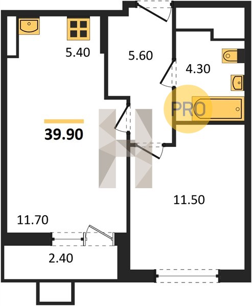 Планировка квартиры 6097
