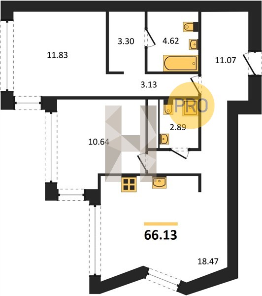 Планировка квартиры 6207