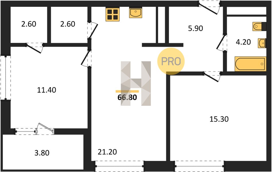 Планировка квартиры 636