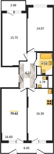 Планировка квартиры 6468