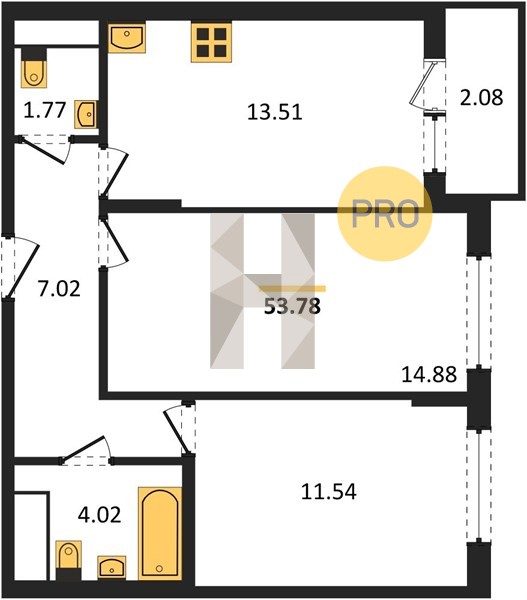 Планировка квартиры 6522