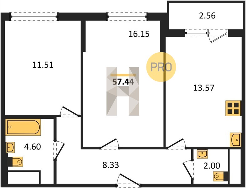 Планировка квартиры 6524