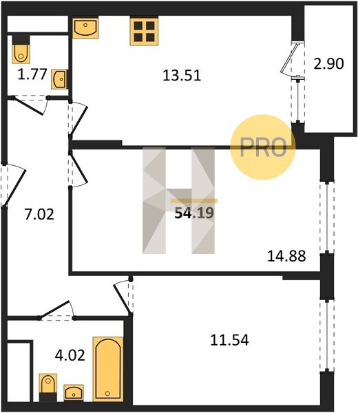 Планировка квартиры 6704