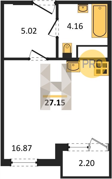 Планировка квартиры 6807