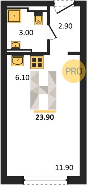 Планировка квартиры 7004