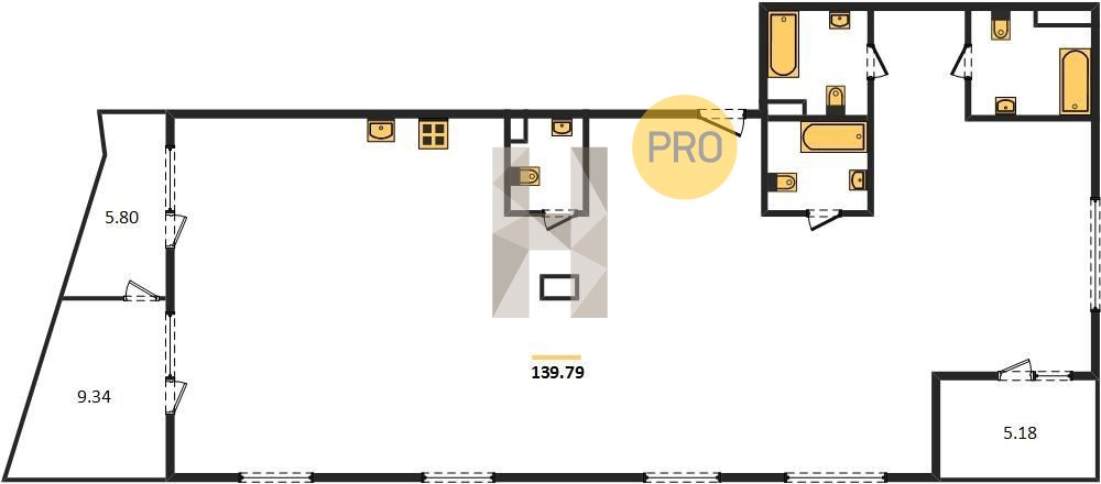 Планировка квартиры 704