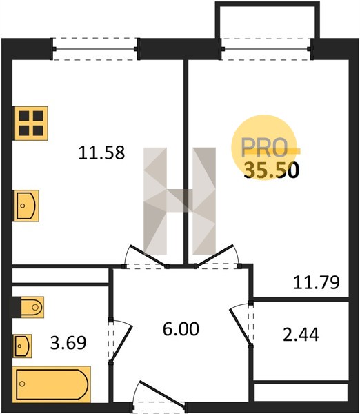Планировка квартиры 7080