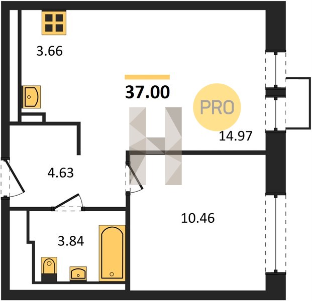 Планировка квартиры 7090