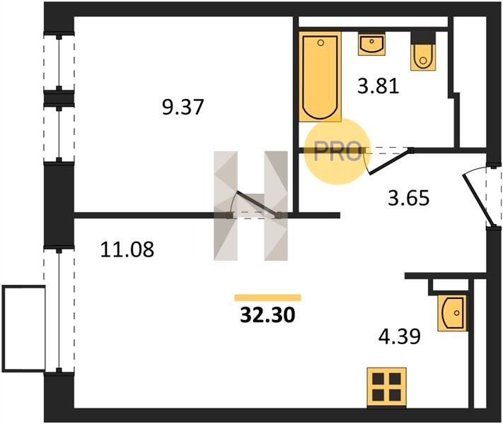 Планировка квартиры 7134