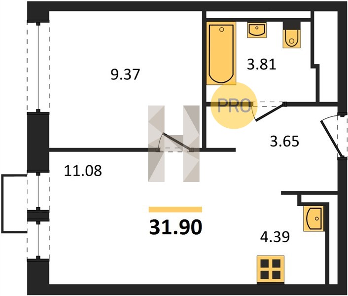 Планировка квартиры 7142