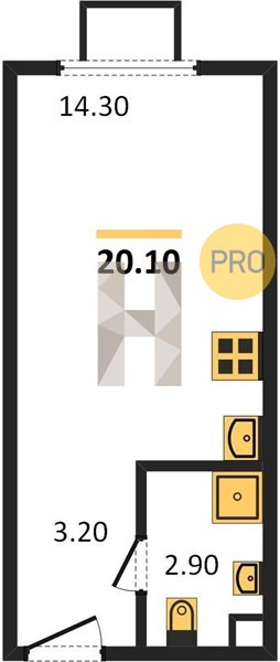 Планировка квартиры 7332
