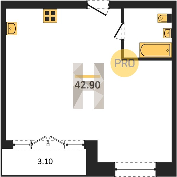 Планировка квартиры 7750