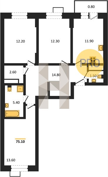 Планировка квартиры 8106