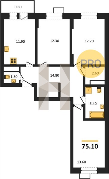 Планировка квартиры 8156