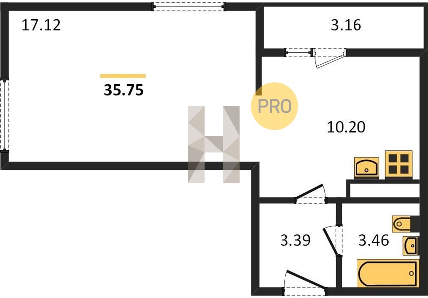 Планировка квартиры 823