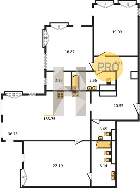 Планировка квартиры 831