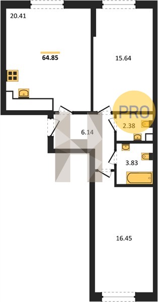 Планировка квартиры 8402