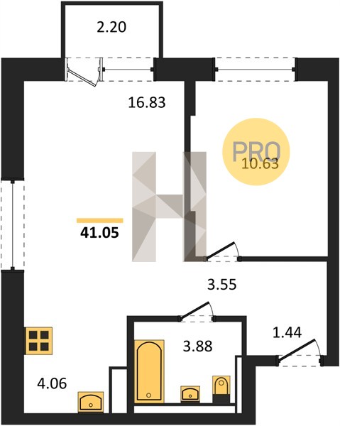 Планировка квартиры 8500
