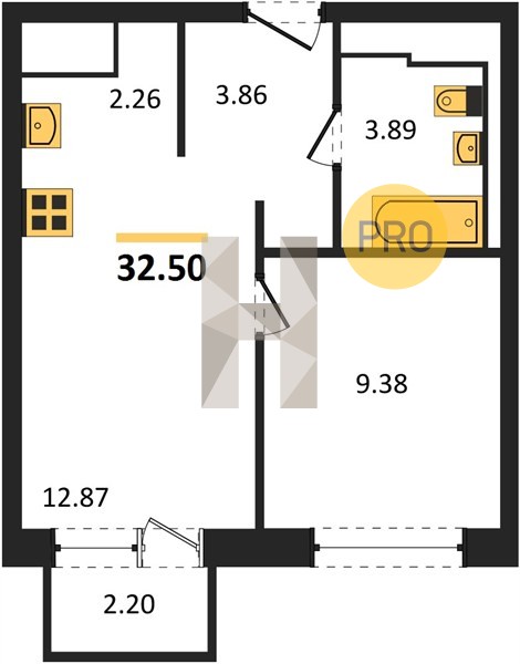 Планировка квартиры 8502