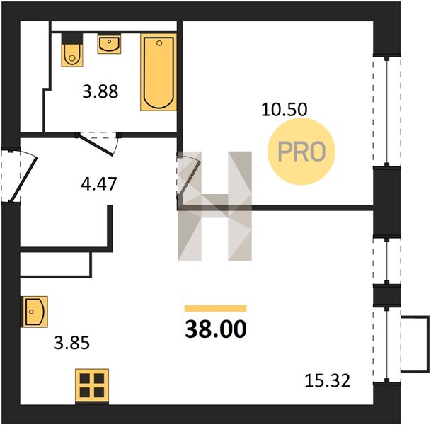 Планировка квартиры 8545