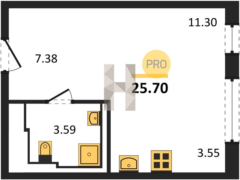 Планировка квартиры 8575
