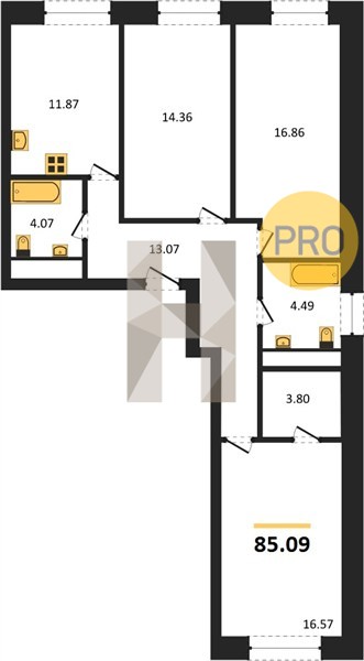 Планировка квартиры 8820