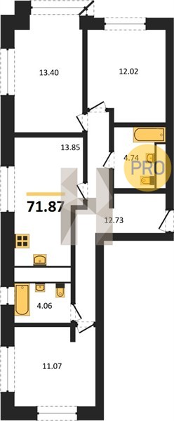 Планировка квартиры 8838