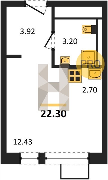 Планировка квартиры 9000