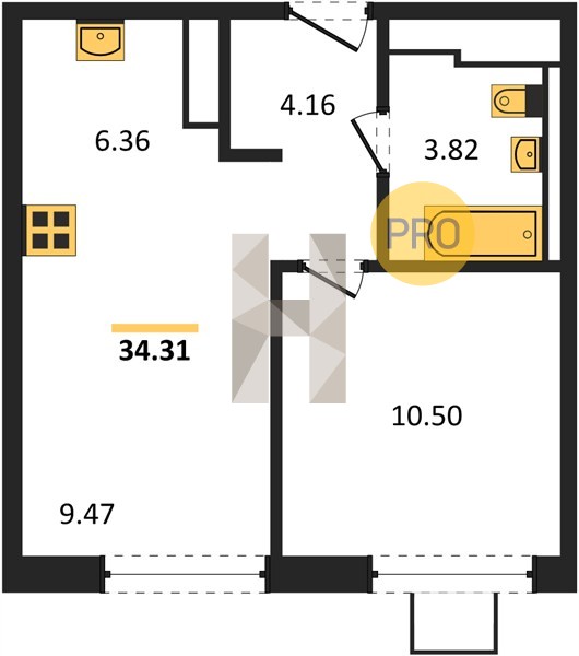 Планировка квартиры 9047
