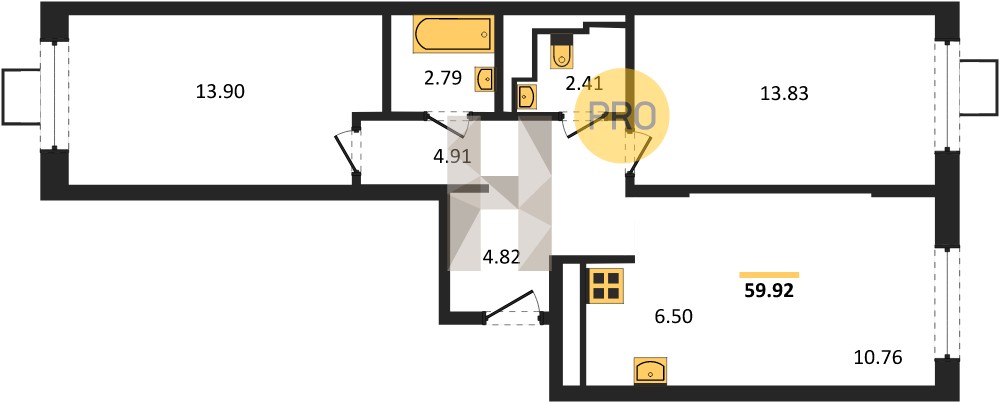 Планировка квартиры 9084