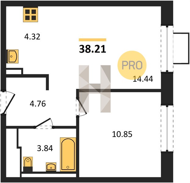 Планировка квартиры 9308