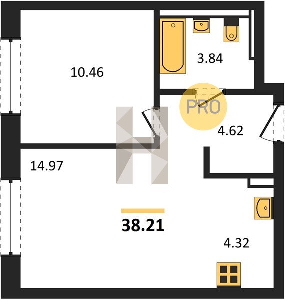 Планировка квартиры 9360