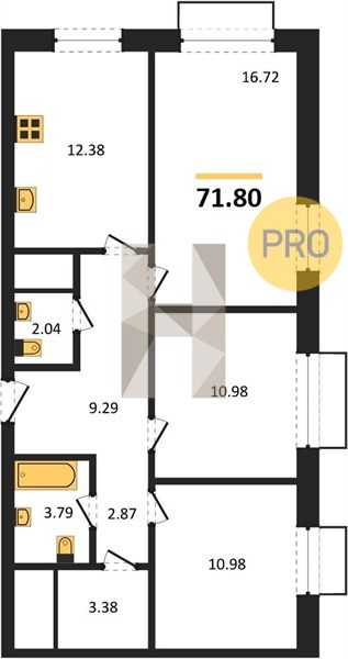 Планировка квартиры 9403