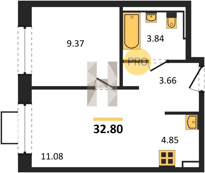 Планировка квартиры 9535